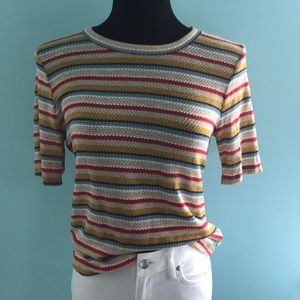 Striped Knit Tee
